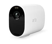 Arlo Essential XL Security Camera Outdoor, 1080p HD, Wireless CCTV, No Hub Needed, Colour Night Vision, 2-Way Audio, 12-Month Battery, With Free Trial of Arlo Secure Plan, White