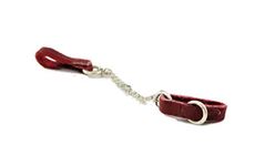 Melody Jane Dollhouse Red Dog Collar and Lead Leash Hand Made Miniature Accessory