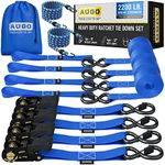 AUGO Ratchet Straps Heavy Duty 4 Pa