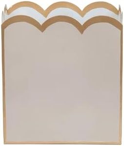 Jaye's Studio Decorative Bedroom Trash Can 10 Inch Gold Waste Basket