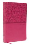 NKJV, Value Thinline Bible, Pink Leathersoft, Red Letter, Comfort Print