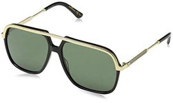 Gucci GG0200S Black/Green 57/14/145 unisex Sunglasses