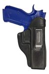 VlaMiTex IWB 7 Leather Holster fits CZ Shadow 2 / CZ P-09 / CZ 97B / CZ SP01, black