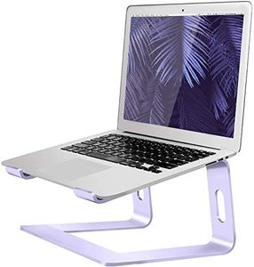 Orionstar Laptop Stand Portable Aluminum Laptop Riser Compatible with Apple Mac MacBook Air Pro 10 to 15.6 Inch Notebook Computer, Detachable Ergonomic Elevator Holder, Purple