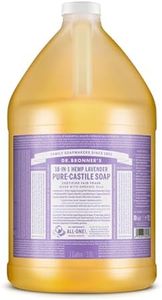 Dr. Bronner's - Pure Castile Liquid Soap - Organic Oils - 18-in-1 Multi-functional Soap For Humans, Homes & Pets - Lavender Scent - 3.8L