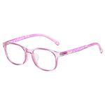 Duco Blue Light Blocking Glasses for Kids Girls,Gaming Computer TV Phone Glasses Age 5-10,Anti Headache & Eye Strain K023