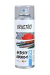 Brustro Artist's Varnish Spray Can|200ml| Matte Finish |Perfect Coating on Acrylic Painting,Watercolours,Oil Paints,Non-Yellowing,Non Toxic,Transparent,Canvas,Paper, Artwork Protection.