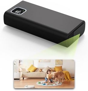 Zygnatek 4K HD Home Security Camera with Night Vision Motion Detection, Mini Indoor/Outdoor Surveillance Camera, 10000mAh Power Bank 64GB SD Card Included, Gravity Sensor, No Internet Required