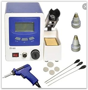 Stazione Dissaldante EMPOTEC EM-985 Dissaldatore Aspiratore con Pistola Succhia Aspira Stagno Dissalda 140W