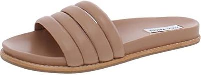 Steve Madden Women's Drips Slide Sandal, Nude, 9.5