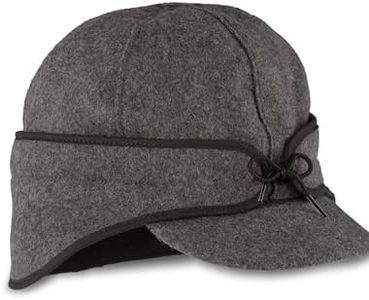 Stormy Kromer The Rancher Cap, Charcoal, Size 7 5/8