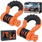 TICONN 2 Pack D Ring Shackle with 7