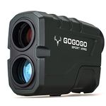 Gogogo Sport Vpro Hunting Rangefinder 1200 Yards 6X Hunt Range Finder with Angle, Horizontal Distance