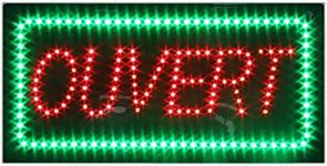 LED Ouvert Sign for Business, Super