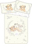 Lion King Children's Bed Linen Disney 2-Piece 100% Cotton 40 x 60 cm + 100 x 135 cm