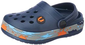 URJO Unisex-child Navy Clogs - 11 Kids UK