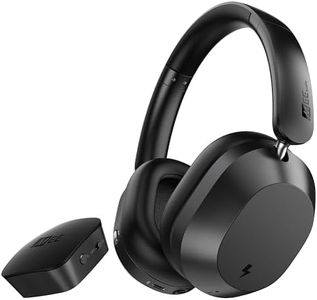 MEE audio Cinema 3D TV Headphones + Bluetooth Audio Transmitter Bundle for All TVs; Features Wireless Charging, Active Noise Canceling, Spatial Audio, LDAC, aptX Adaptive, Auracast (Model T1CMA3D)