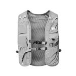 TEGO Pacer Trail Hydration Vest | Hydration Pack for Running & Hiking | Adjustable Running Vest with Storage, Reservoir Pouch & Reflective Details | Compatible with Soft Flasks & 2L Bladder (Grey)