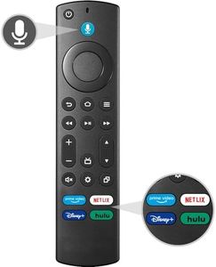 Replacement Voice Remote for Insignia/Toshiba/Pioneer Smart TVs, Compatible for AMZ Streaming Device Series Smart TVs