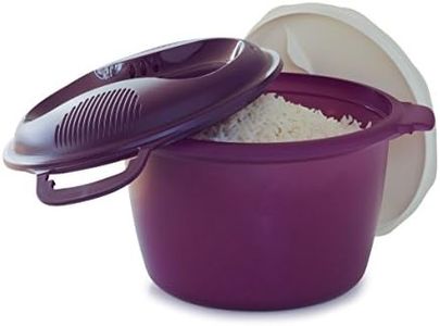 Tupperware Microwave Rice Cooker Purple Large 3L or 12 cup