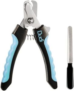 Dudi Pet Coupe Griffe et Lime pour Chien - Coupe Ongle pour Chien ou Chat avec Cran de Sécurité - Pince Coupante à Griffes ou a Ongles Chiens ou Chats Toutes Tailles - Large