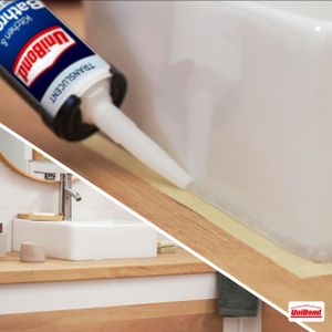 UniBond Anti-Mould Sealant, 274g – White Bathroom & Kitchen Caulk