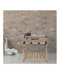 Aadvik Crafts Deluxe Straight Leg Luggage Wooden Rack