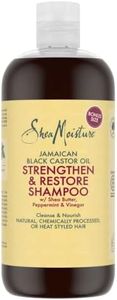 SHEA MOISTURE Jamaican Black Castor Oil Strengthen & Restore Shampoo sulphate free shampoo for natural, chemically processed, or heat styled hair 473 ml