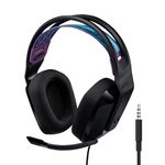 Logitech G G335 Wired Gaming Headset, with Microphone, 3.5mm Audio Jack, Comfortable Memory Foam Earpads, Lightweight, Compatible with PC, PlayStation, Xbox, Nintendo Switch - Black