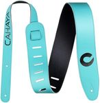 CAHAYA Guitar Strap for Acoustic Electric - Classical Guitars Bass Ukulele Straps Adjustable Length 45 to 55 Inch Blue CY0349