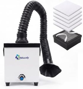 JJ-Z131 Fume Extractor, 2-in-1 H13-HEPA Activated Carbon Filter, Compact