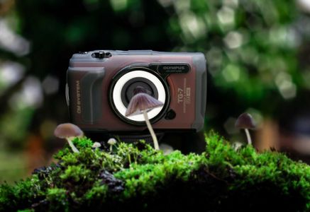 OM SYSTEM Tough TG-7 Waterproof Digital Camera, 12MP, 4K, Black