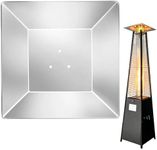 18" Square Patio Heater Reflector Shield, Aluminum Top Replacement
