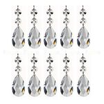 Crystal Chandelier,FOME Teardrop Chandelier Crystal Pack of 10 Crystal chandelier prisms pendant crystal chandeliers + FOME Gift