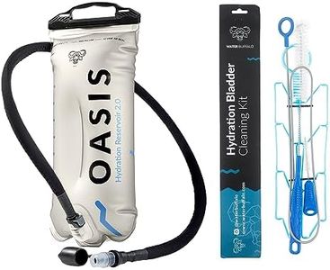 Water Buffalo Hydration Bladder - Water Bladder for Hiking Backpack - Leak Proof 2L Hydration Bladder - Includes Hydration Bladder Cleaning Kit - Oasis 2 Liter Hydration Bladder