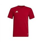 adidas Unisex Entrada 22 T-Shirt (Short Sleeve), Team Power red 2, 9-10 Years