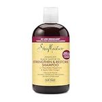 Shea Moisture Jamaican Black Castor Oil Stengthen & Restore shampoo for Damaged Hair with Shea Butter, Peppermint & Apple Cider Vinegar To Cleanse and Nourish Hair 384 ml