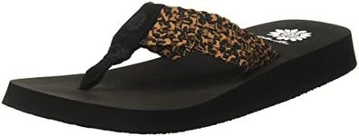 Yellow Box Women's Soleil Flip-Flop, Leopard, 6 M US