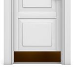 Deck The Door - Door Kick Plate - Elegant Accent & Durable Protection - Anodized Aluminum - Includes Easy Self-Adhesive - 6x30", Oil Rubbed Bronze