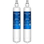 Waterdrop Plus RPWF Refrigerator Water Filter, Replacement for GE RPWF, DWF-36, R-3600, MPF15350, OPFG3-RF300, RWF1063, Certified by NSF 401&53&42, 2 Filters