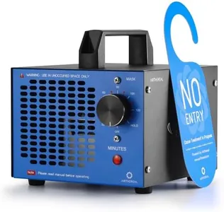 Airthereal MA5K Ozone Generator for Home, Ozone Air Ionizer Odor Eliminator with 120-Min Timer, Lightweight Design, Odor Removal for Car, Smoke, Pets, Basements, Covers Up to 2,000 Sq. Ft., Blue