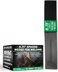 Welding Wedge for Pipe Fitting and Metalwork – Precision Hardened Steel Gap Adjustment for Pipefitter Tools, TIG, Ironworker, Metal Wedges, Pipe Fitting Tools, Metal Spacers – Large by Sawyer 8.75"
