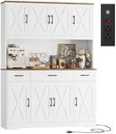 HOSTACK 71" Tall Pantry Cabinet wit