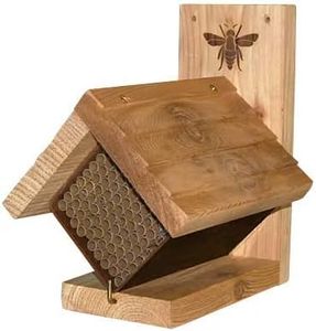 Woodlink Western Cedar Mason Bee House with Replaceable Tubes