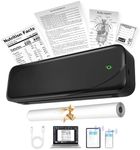 Portable Printer Wireless for Travel, Bluetooth Thermal Printer 300DPI, PR20 Inkless Printer Support US Letter, A4 & 2/3/4" Thermal Paper, Compatible with Android & iOS & Laptop for Work, Office, Home