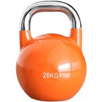 PRISP Steel Competition Kettlebell Weight - Pro Grade, Heavy Duty Cast Steel