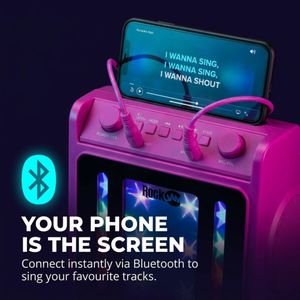 RockJam Bluetooth Karaoke Machine – 10W Portable Speaker