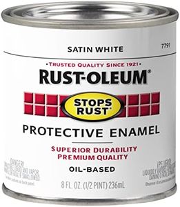 Rust-Oleum 7791730 Protective Enamel, 8-Ounce, Satin White