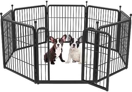 FXW Rollick Dog Playpen for Yard, RV Camping│Patented, 24 inch 8 Panels