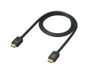 Sony DLC-HX10 Premium High Speed HDMI Cable with Ethernet, Black, Compact (FDAEP19.SYH)